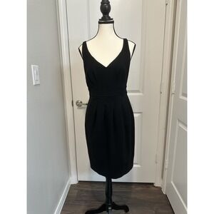 Vintage Y2K Aesthetic Moschino Cheap and Chic Black Tank Sheath Dress‎ Size 8